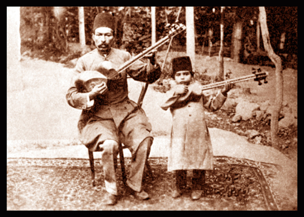 Persian Tar Players, Mirza Hosseyn Qoli, Ali Acbar Shahnazi Persian Tar Players, Mirza Hosseyn Qoli, Ali Acbar Shahnazi
